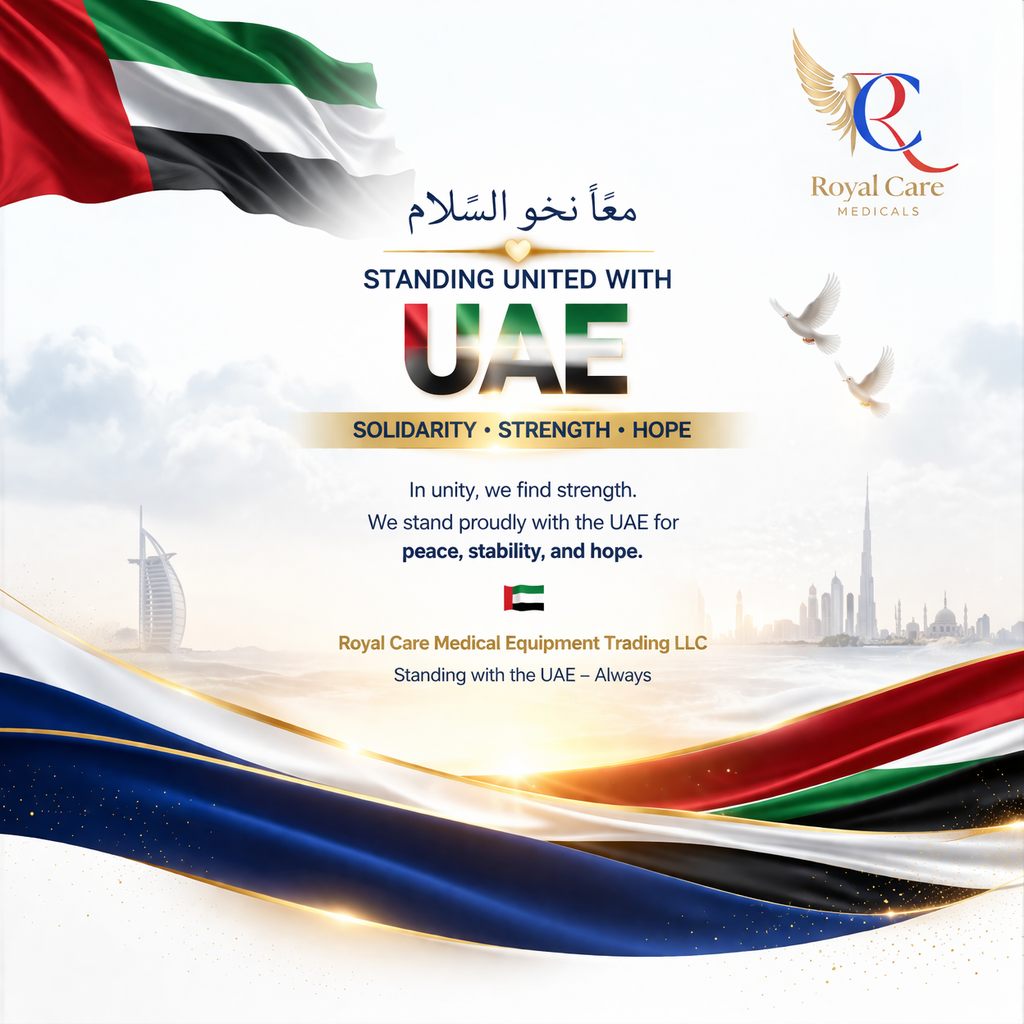 Standing united with UAE - Royal Care Medical Equipment Trading LLC